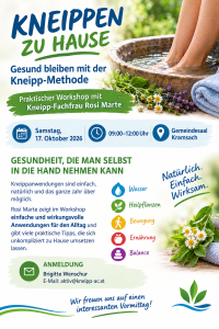 Kneippen zu Hause @ Gemeindesaal Kramsach